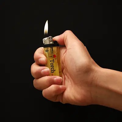 Lit Torch lighter campaign image